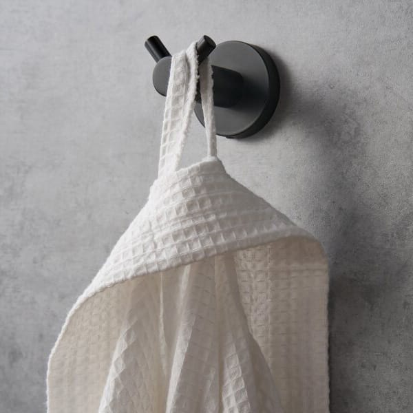 hotel black bathroom hook