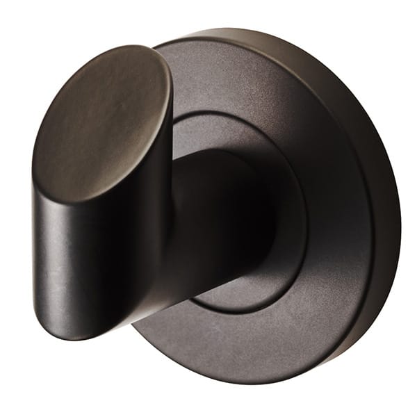 matt black robe hook