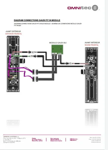 instructions of the Omnitec Gaudi 2 by Hotel Lock and Safe