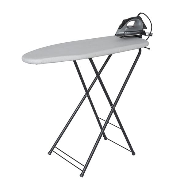 Corby Berkshire Compact Ironing Centre with 1200W Steam Iron by hotel lock and safe