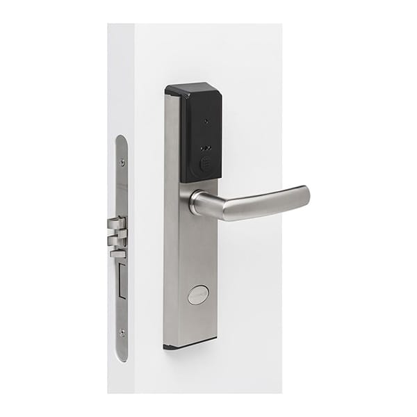 Omnitec Gaudi FIT-IN Hotel Lock on hotel door by Hotel Lock and Safe