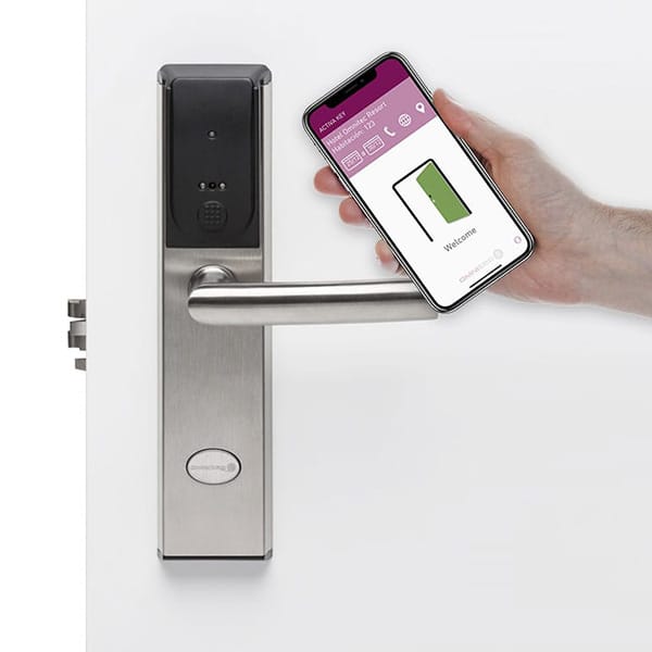 Omnitec Gaudi FIT-IN Hotel Lock with mobile phone by Hotel Lock and Safe