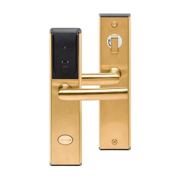 Gold Omnitec Gaudi FIT-IN Hotel Lock by Hotel Lock and Safe
