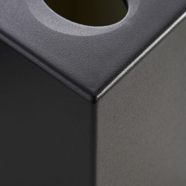 Cube Tissue Box Black | Sleek Hotel Room Accessory - Image 3