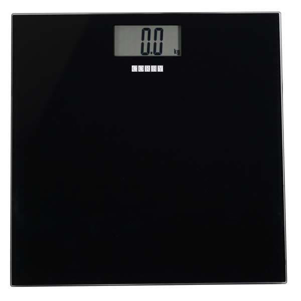 Black Digital Bathroom Scales | Slim Digital Scale for Bathrooms