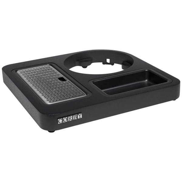 Canterbury Compact Welcome Tray in Black by Corby