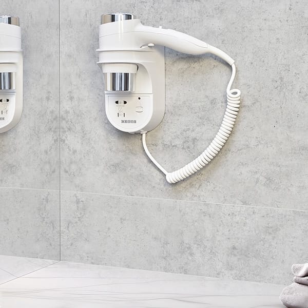 Kendal 1600W Hairdryer | Wall Mounted Hotel Hair Dryer - Image 3