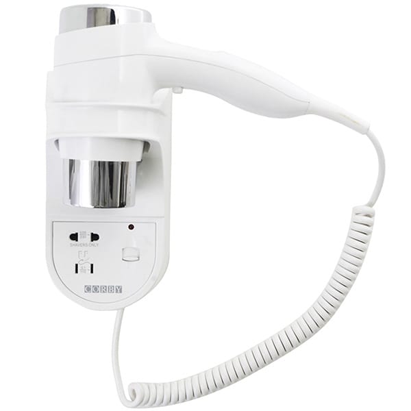 Kendal 1600W Hairdryer | Wall Mounted Hotel Hair Dryer