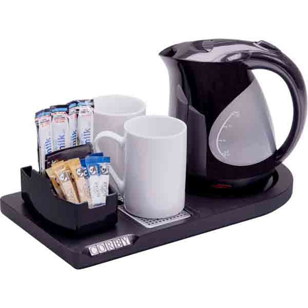 Welcome Tray Set - Lancaster Compact Tray & 1L Kettle