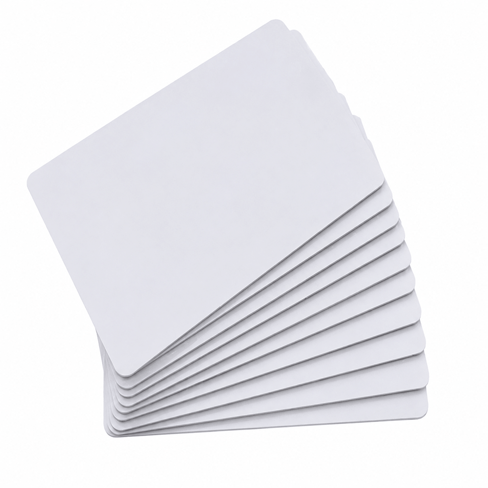 hotel mifare 1K keycards in plain white by Hotel Lock and Safe