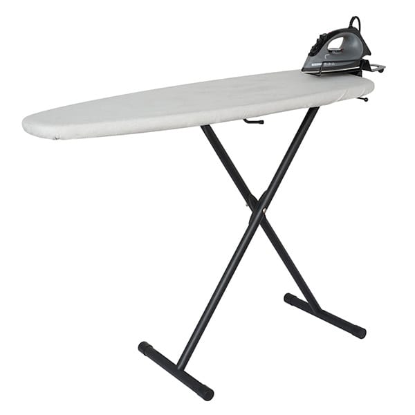 Corby Oxford Ironing Centre with a 1200W Steam Iron and Light Grey Cover by hotel lock and safe