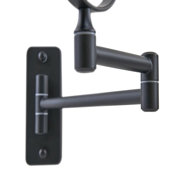 LED Wall Mounted Mirror | Black Chrome - Image 4