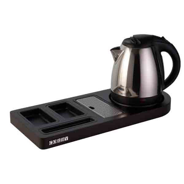 Buckingham Standard Tray Set | 1L Hotel Kettle & Tray by Hotel Lock and Safe