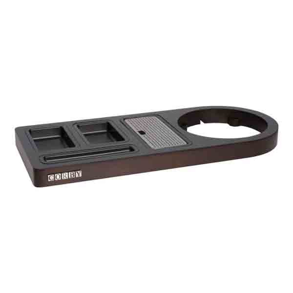 Buckingham Welcome Tray and 1L Kettle - Dark Wood