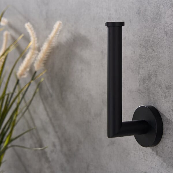Corby Harrogate Toilet Roll Holder in Black finish - Image 4