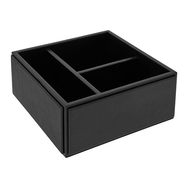 Highland Sachet Holder in Black Leather