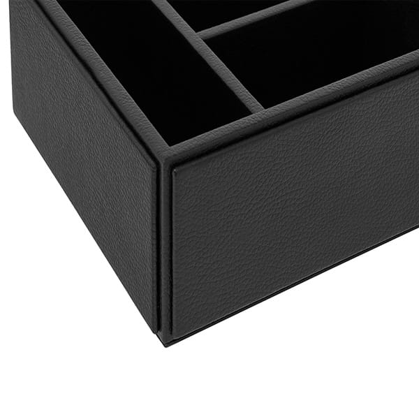 Highland Sachet Holder in Black Leather - Image 3