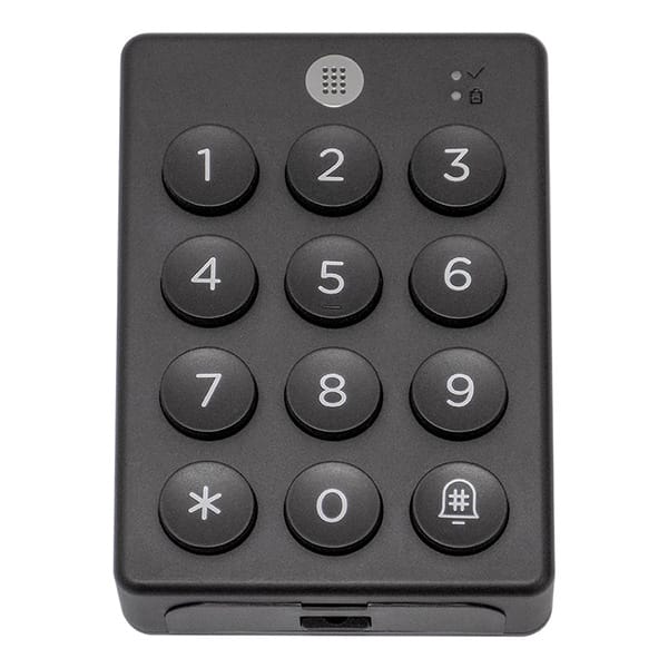 Bluetooth Numeric Keypad with easy-to-use numeric buttons for secure hotel access control and Bluetooth door entry by Hotel Lock and Safe.