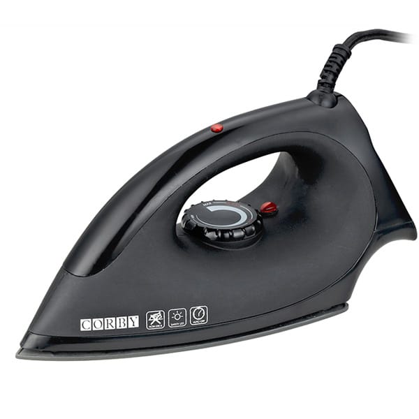 1200W Dry Iron | Safe, Silent & Non-Stick Soleplate
