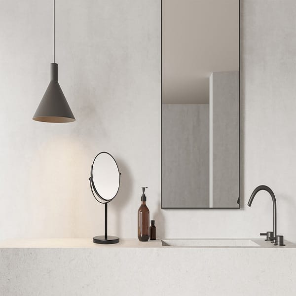 Freestanding Black Mirror | Hotel Bathroom Accessory - Image 4