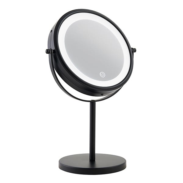 Black Freestanding Illuminated Mirror | Guest Mirrors