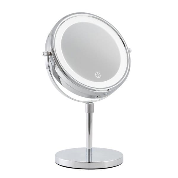 Chrome Illuminated Mirror | Freestanding Mirror