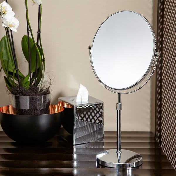 Freestanding Chrome Mirror | By Corby for Hotels - Image 4
