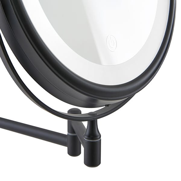 Winchester Illuminated Wall Mirror | Modern Hotel Bathroom Mirror - Image 3