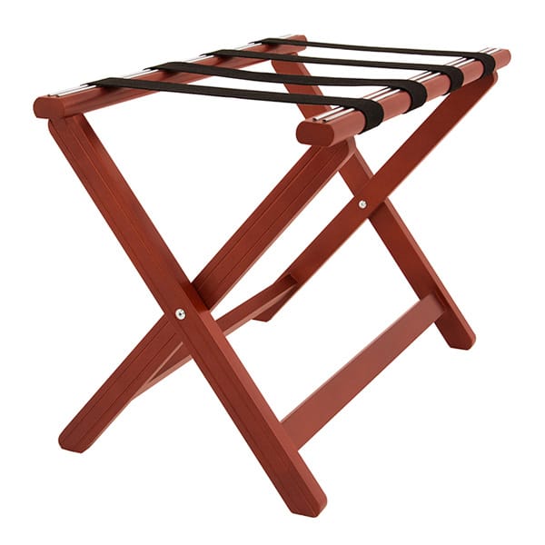 Corby York Wooden Luggage Rack in Mahogany - Image 2