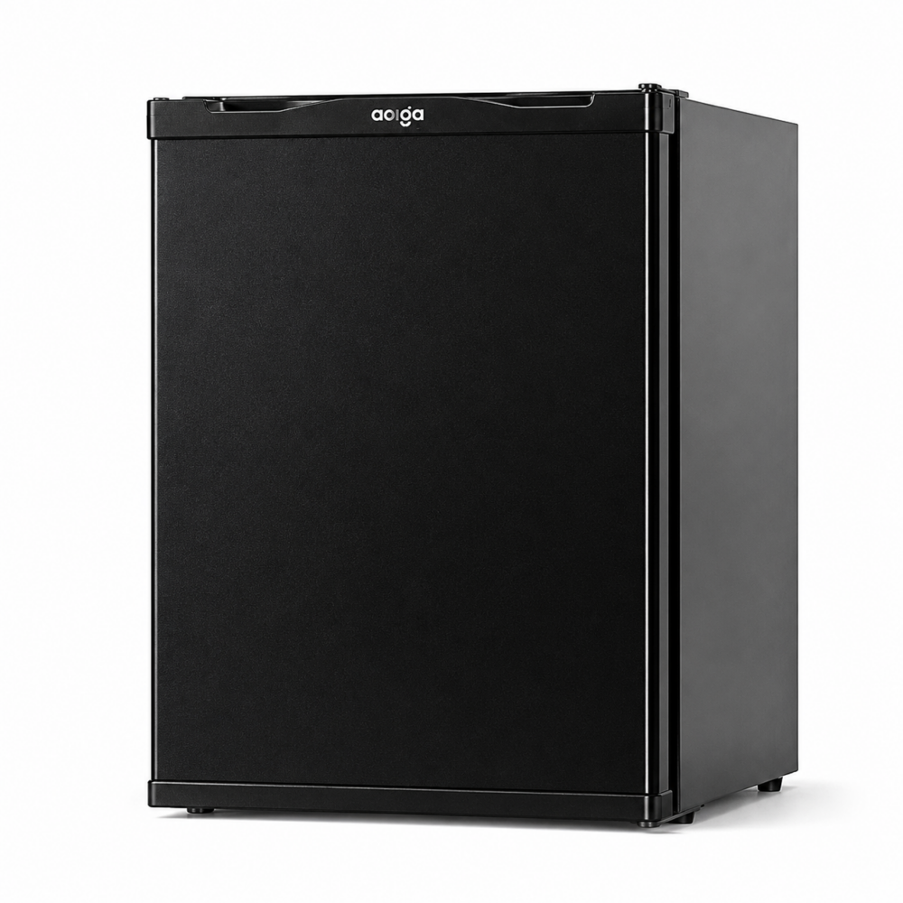 hotel room accessory minibar 25L with solid black door by Hotel Lock and Safe