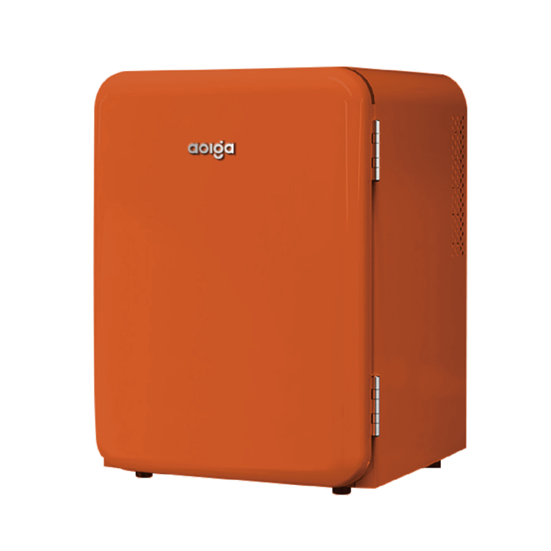 Orange 40L retro Minibar room accessory for hotels and hospitality venues by Hotel Lock and Safe