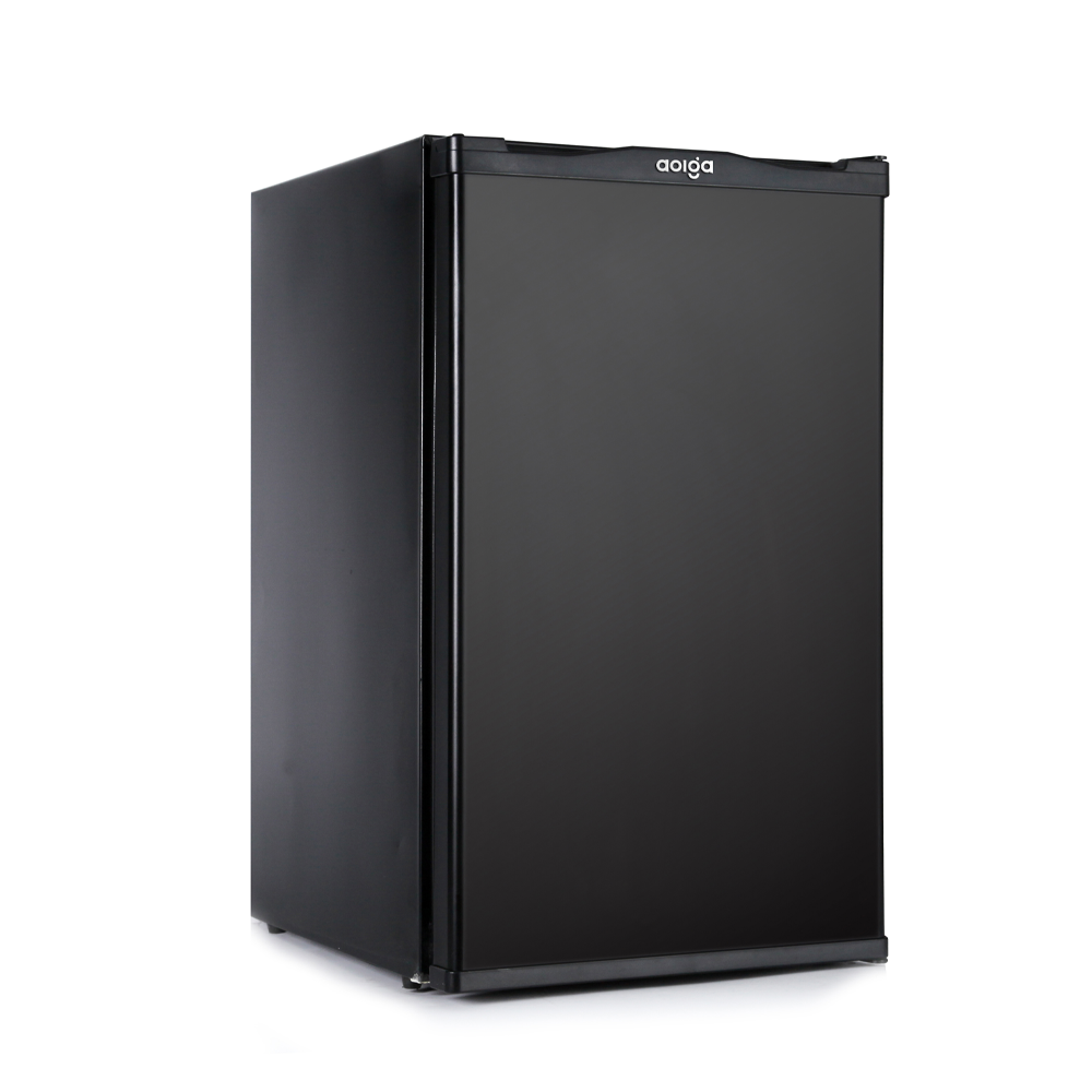 Hotel 40 litres solid door absorption minibar in black by Hotel Lock and Safe