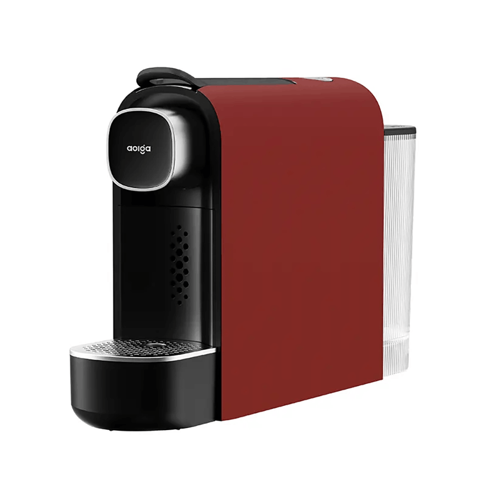 aolga red coffee machine for nespresso compatible capsules