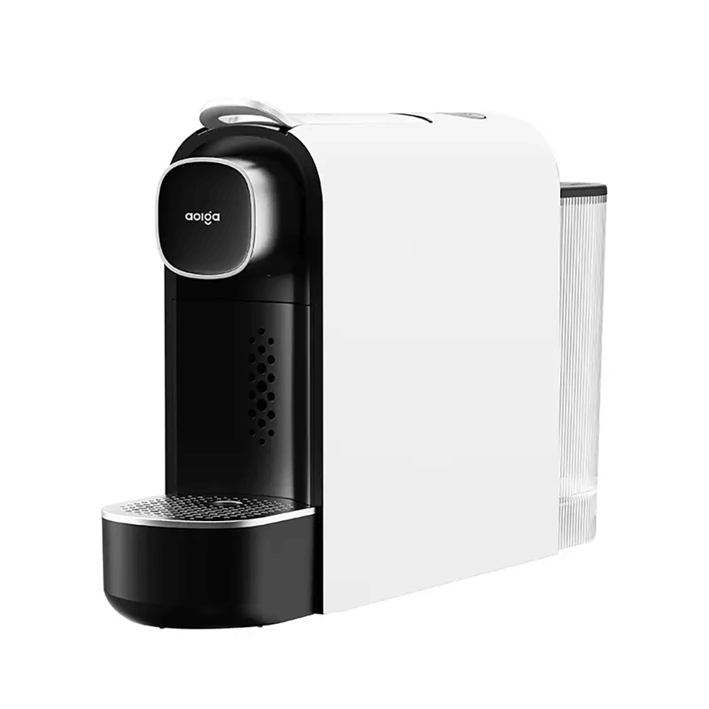 aolga white coffee machine by